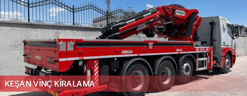 Keşan İlçemi Vinç Kiralama